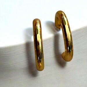 New Gold Hoop Earrings